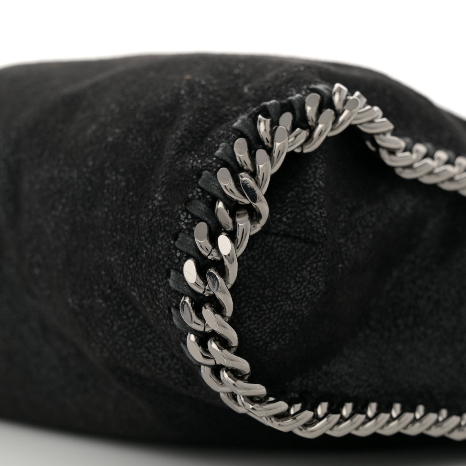 Stella McCartney Shaggy Deer Falabella Fold Over Tote Black 9 of 10