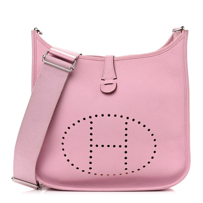 Hermes Taurillon Clemence Evelyne III PM Mauve Sylvestre 1 of 15