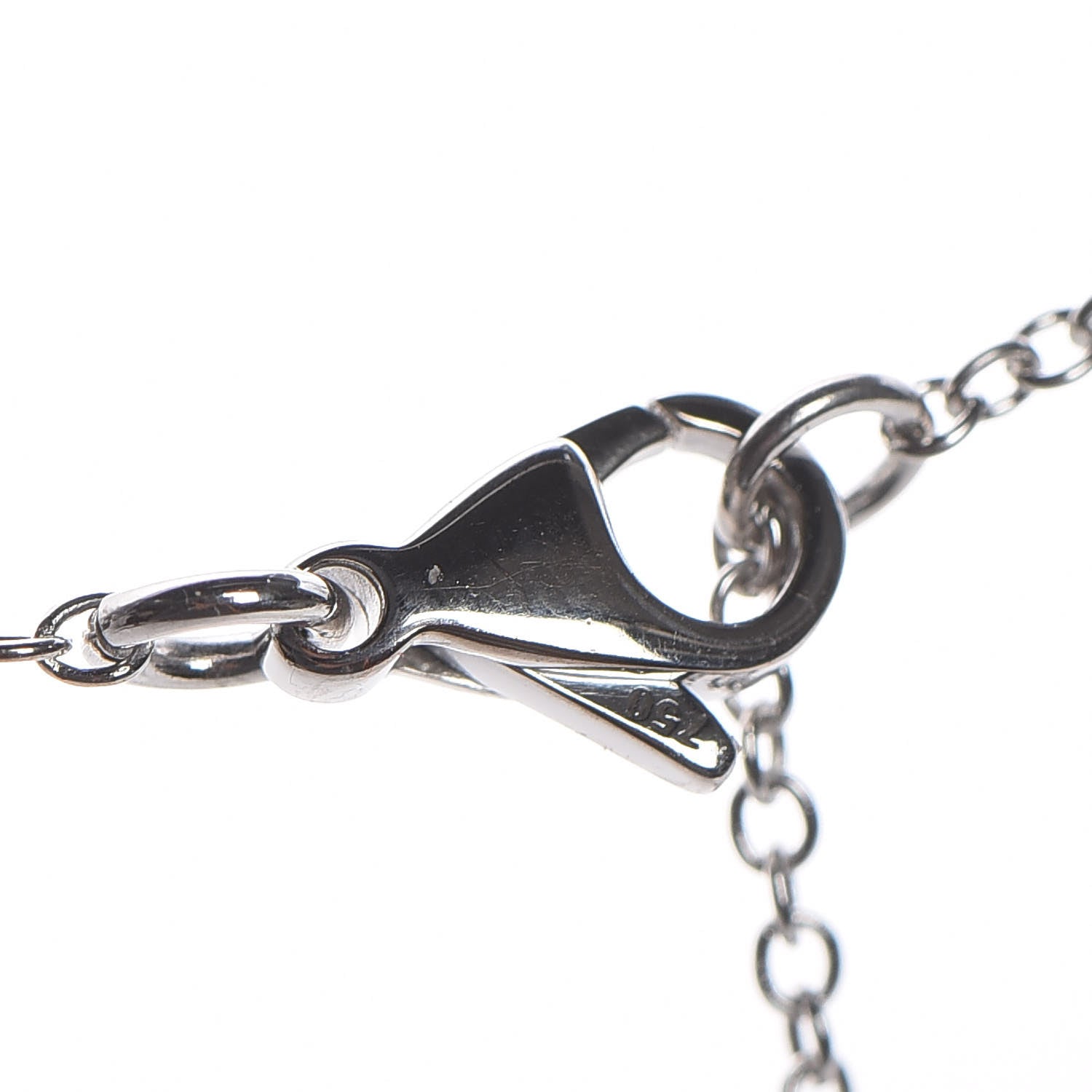 Chanel 18K White Gold Diamond Etoile Filante Pendant Necklace 7 of 8