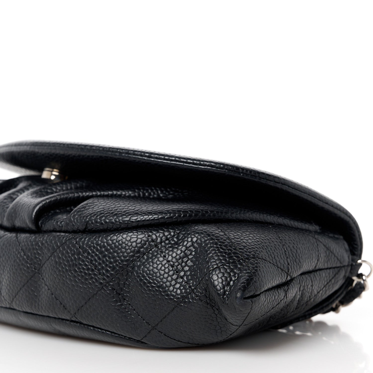 Chanel Caviar Half Moon Wallet On Chain WOC Black 11 of 11
