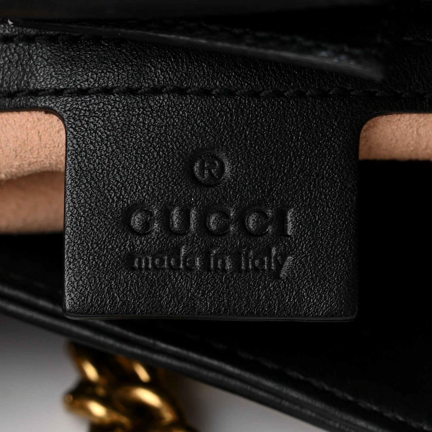Gucci Calfskin Matelasse Medium GG Marmont Shoulder Tote Bag Black 6 of 13