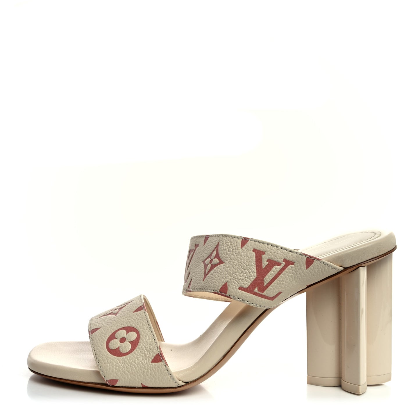 Calfskin Empreinte Silhouette Mules 38 Beige