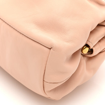 Mansur Gavriel Lambskin Cloud Mini Clutch Dahlia 9 of 9