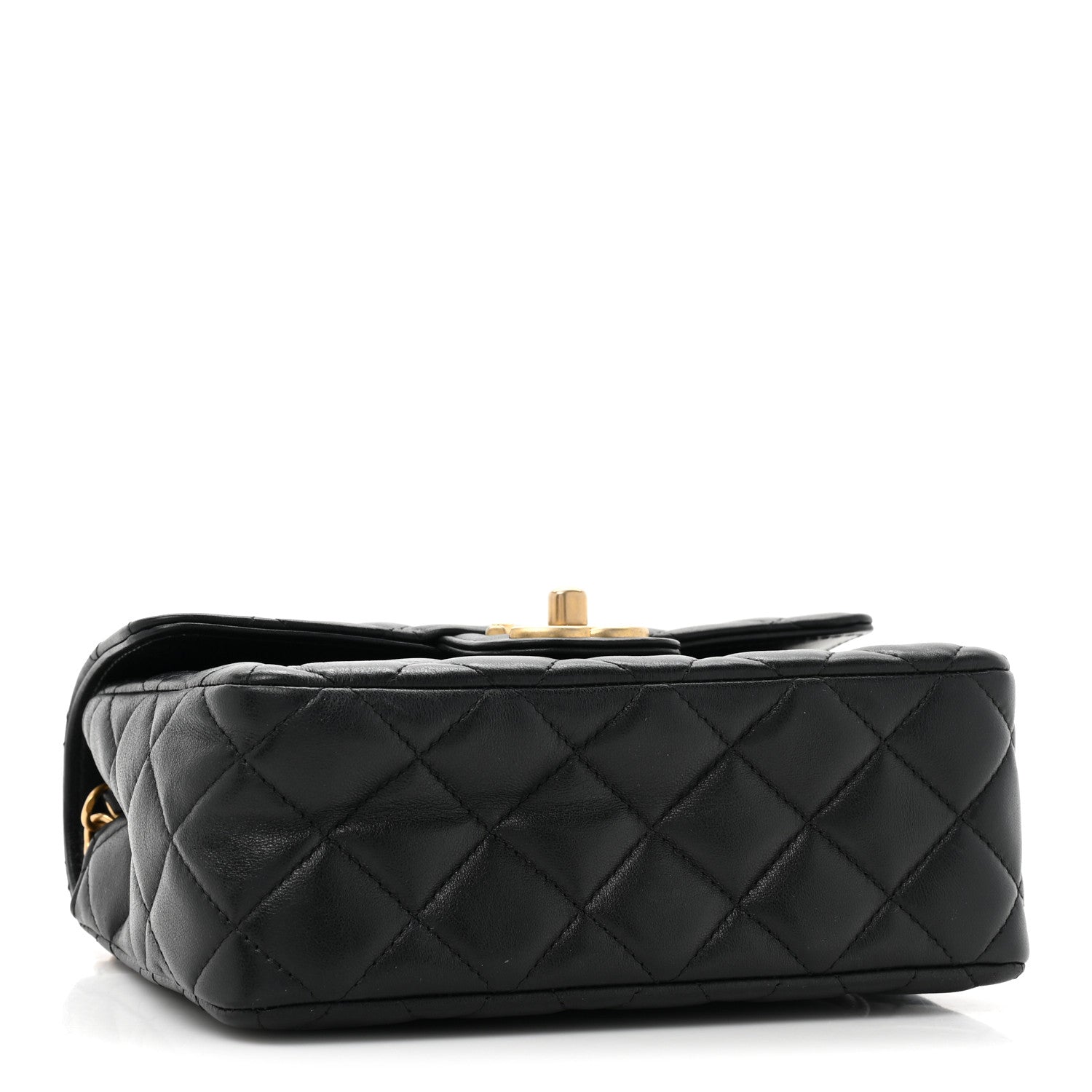 Chanel Lambskin Quilted Casino Chips Mini Flap Black 4 of 11