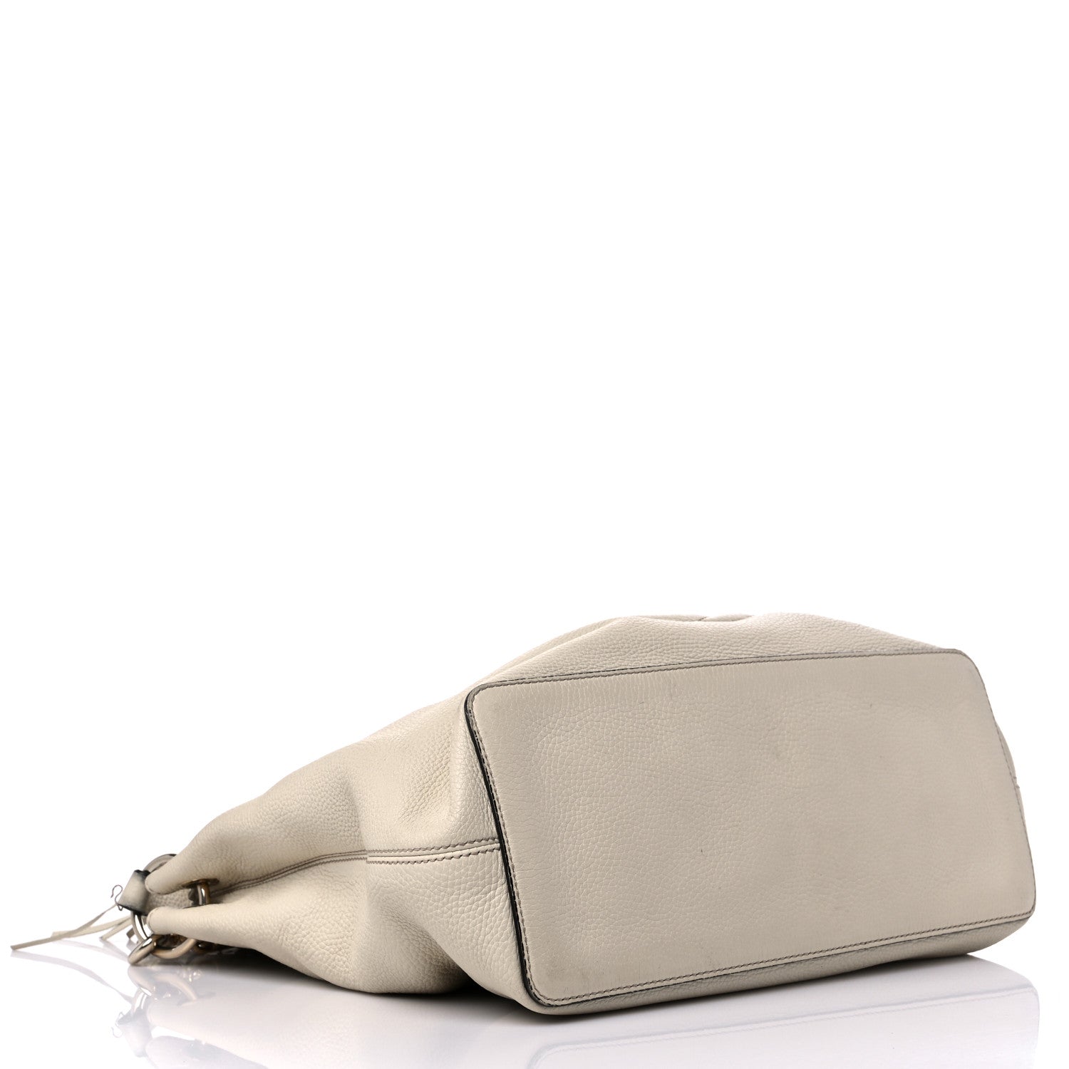 Gucci Pebbled Calfskin Large Soho Hobo Off White 4 of 22