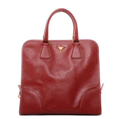 Prada Saffiano Lux Shopping Tote Fuoco 1 of 10