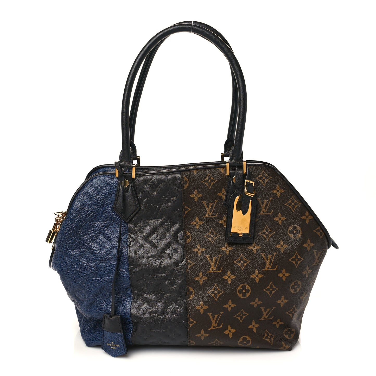 Monogram Stripes Medium Bag Marine