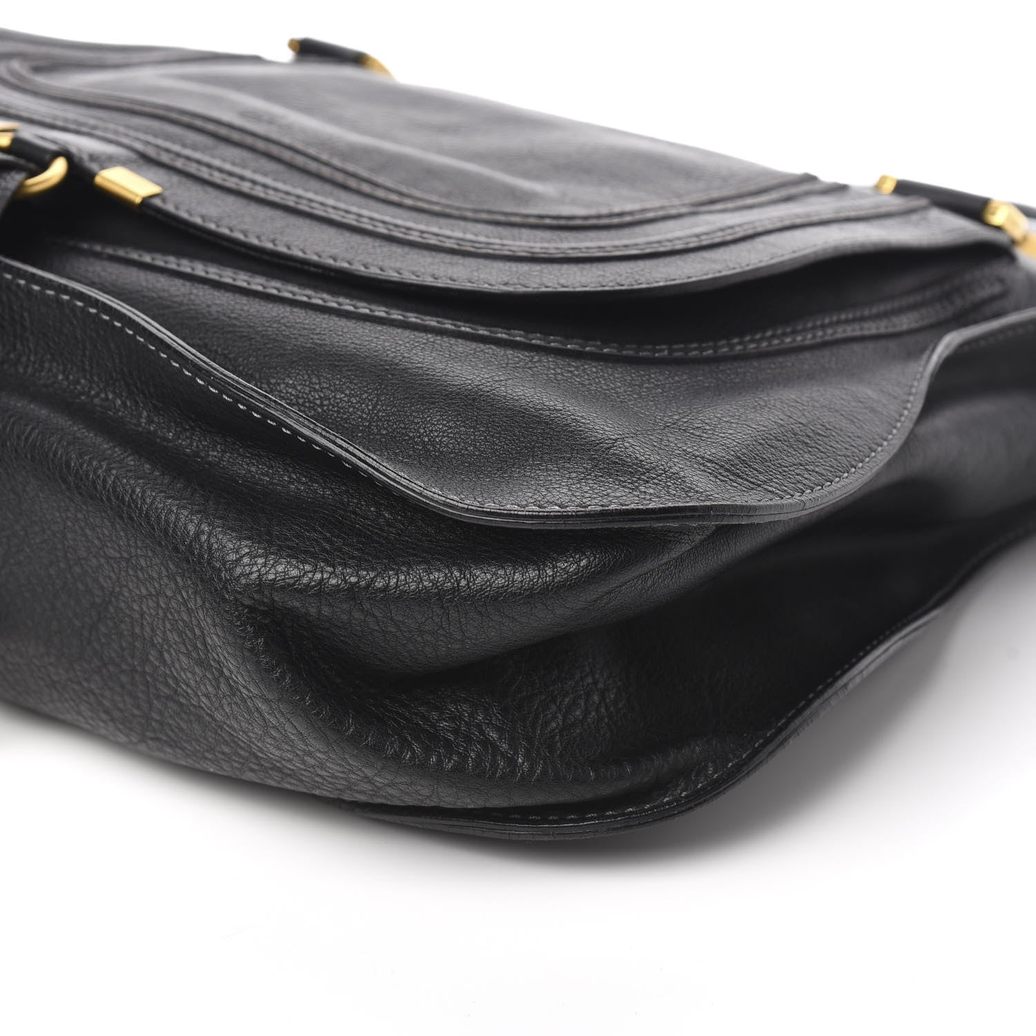 Chloe Calfskin Large Marcie Satchel Black 8 of 10