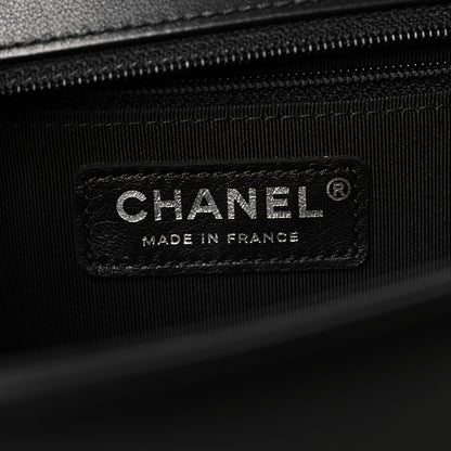 Chanel Calfskin Quilted New Medium Boy Flap So Black 6 of 11