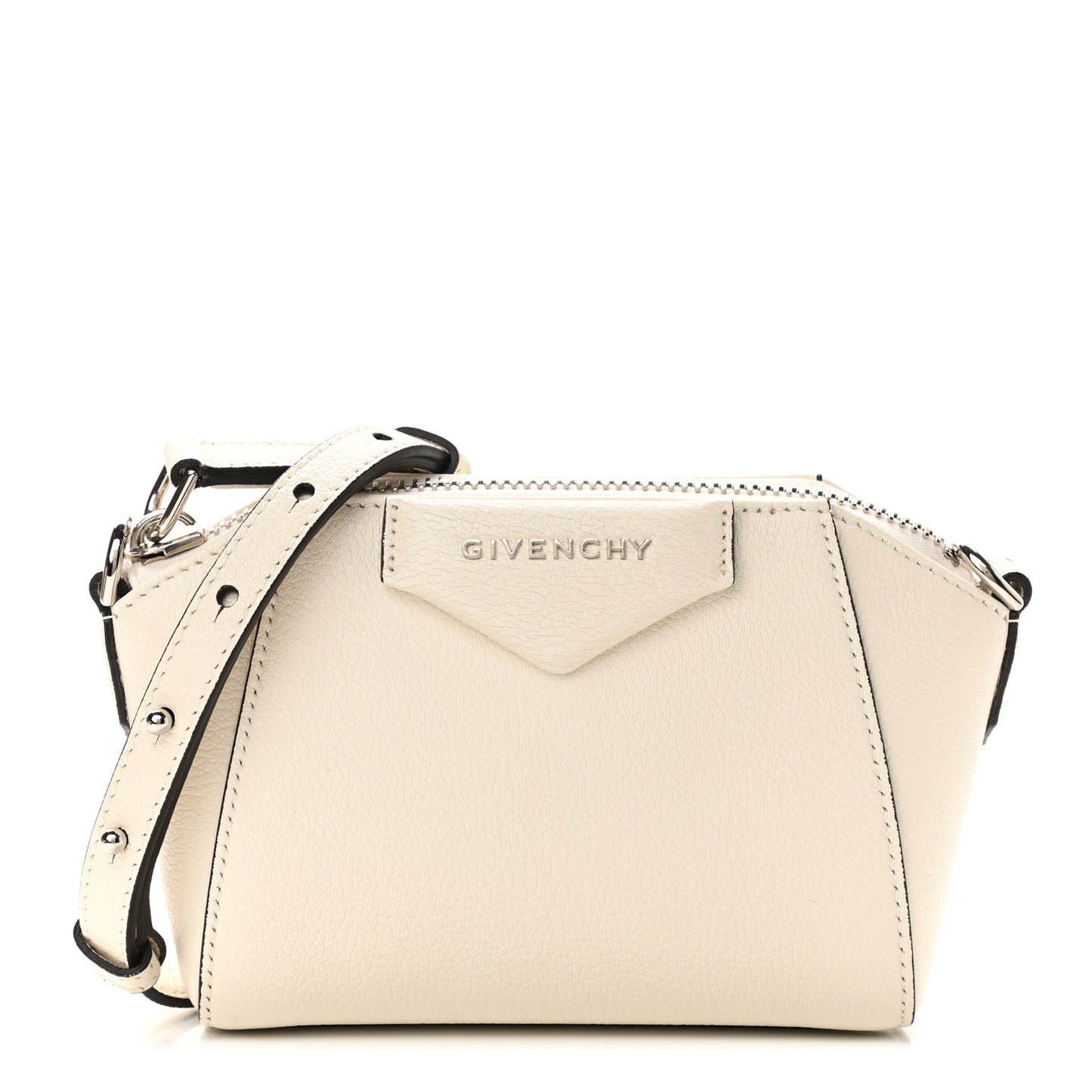 Sugar Goatskin Nano Antigona Ivory