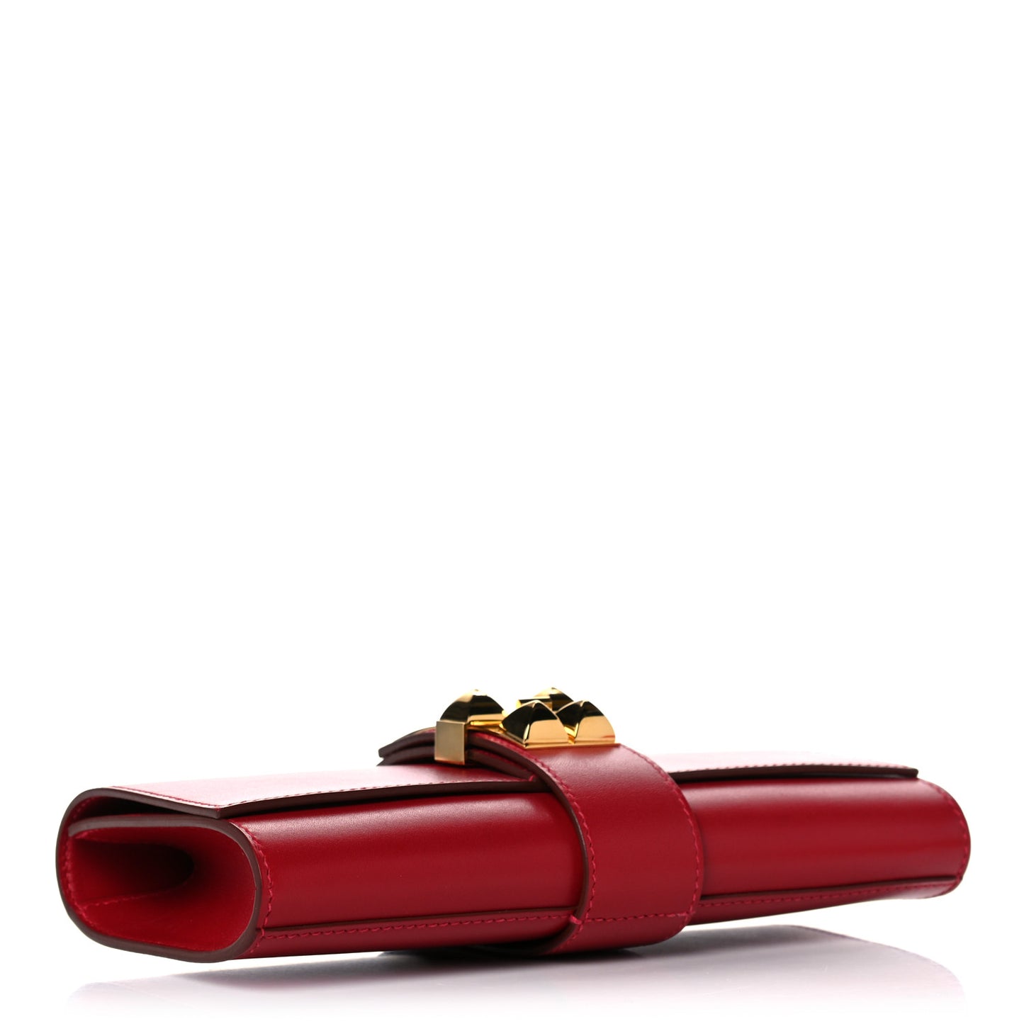 Tadelakt Medor 23 Clutch Rouge Vif