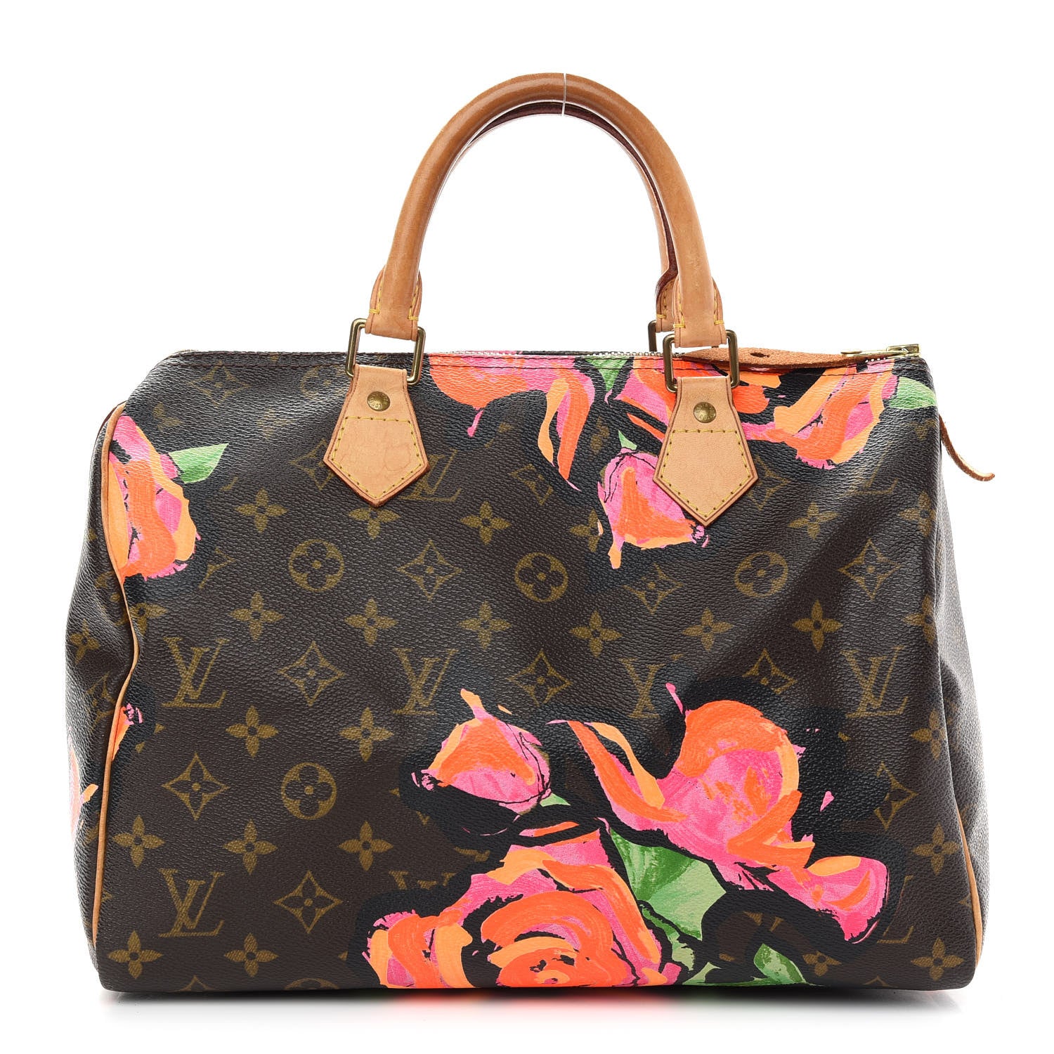 Louis Vuitton Monogram Roses Speedy 30 1 of 12