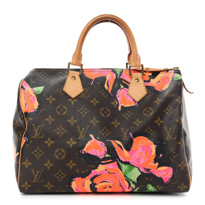 Louis Vuitton Monogram Roses Speedy 30 1 of 12