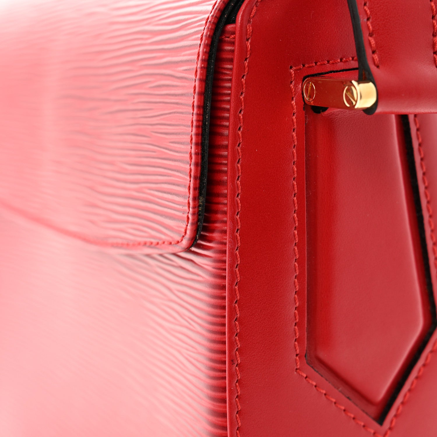 Louis Vuitton Epi Buci Castillan Red 10 of 13