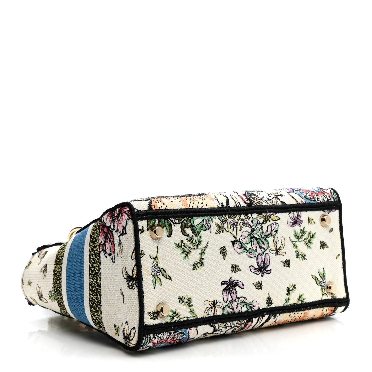 Canvas D-Constellation Embroidered Medium Lady D-Lite Latte Multicolor
