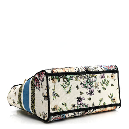 Christian Dior Canvas D-Constellation Embroidered Medium Lady D-Lite Latte Multicolor 6 of 24