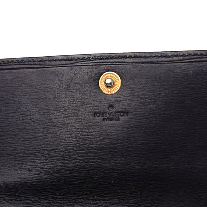 Louis Vuitton Epi Sarah Wallet Black 6 of 8