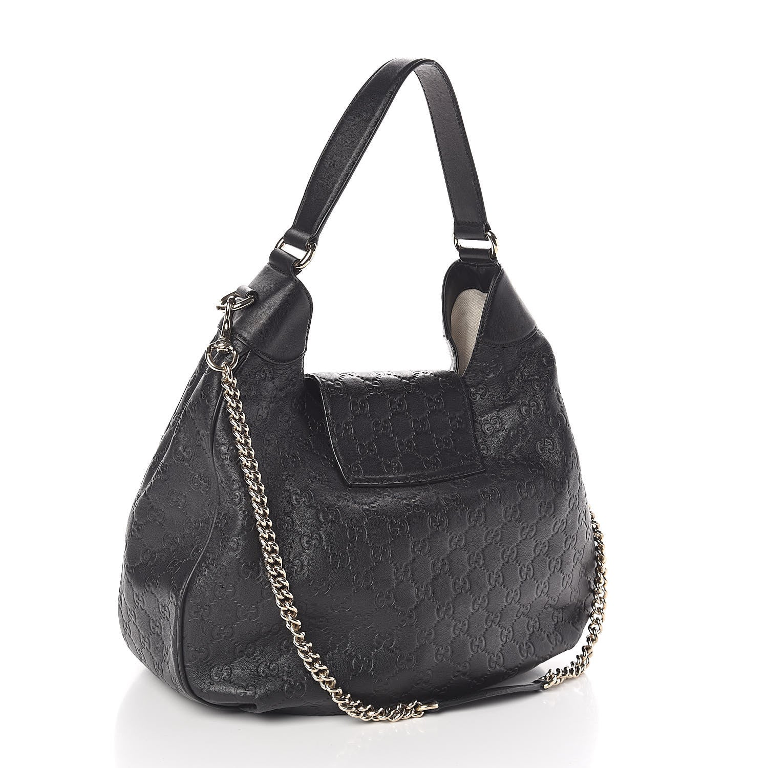 Gucci Guccissima Medium Emily Hobo Black 3 of 10