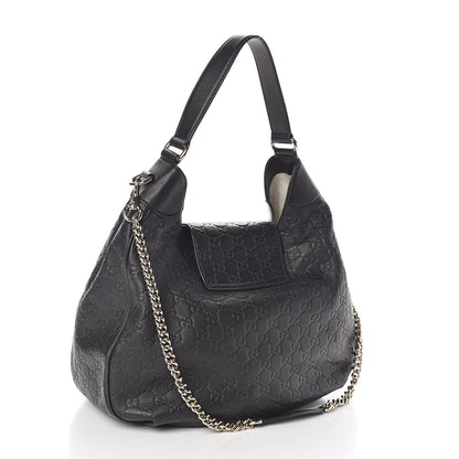 Gucci Guccissima Medium Emily Hobo Black 3 of 10