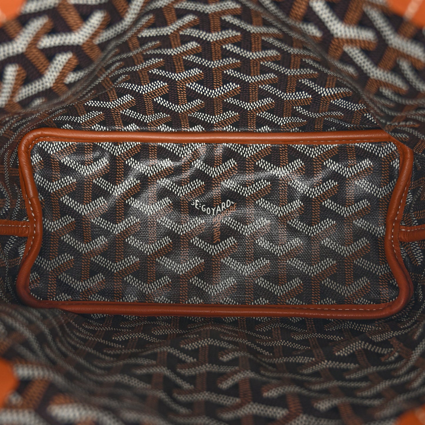 Goyardine Reversible Mini Anjou Black Gold