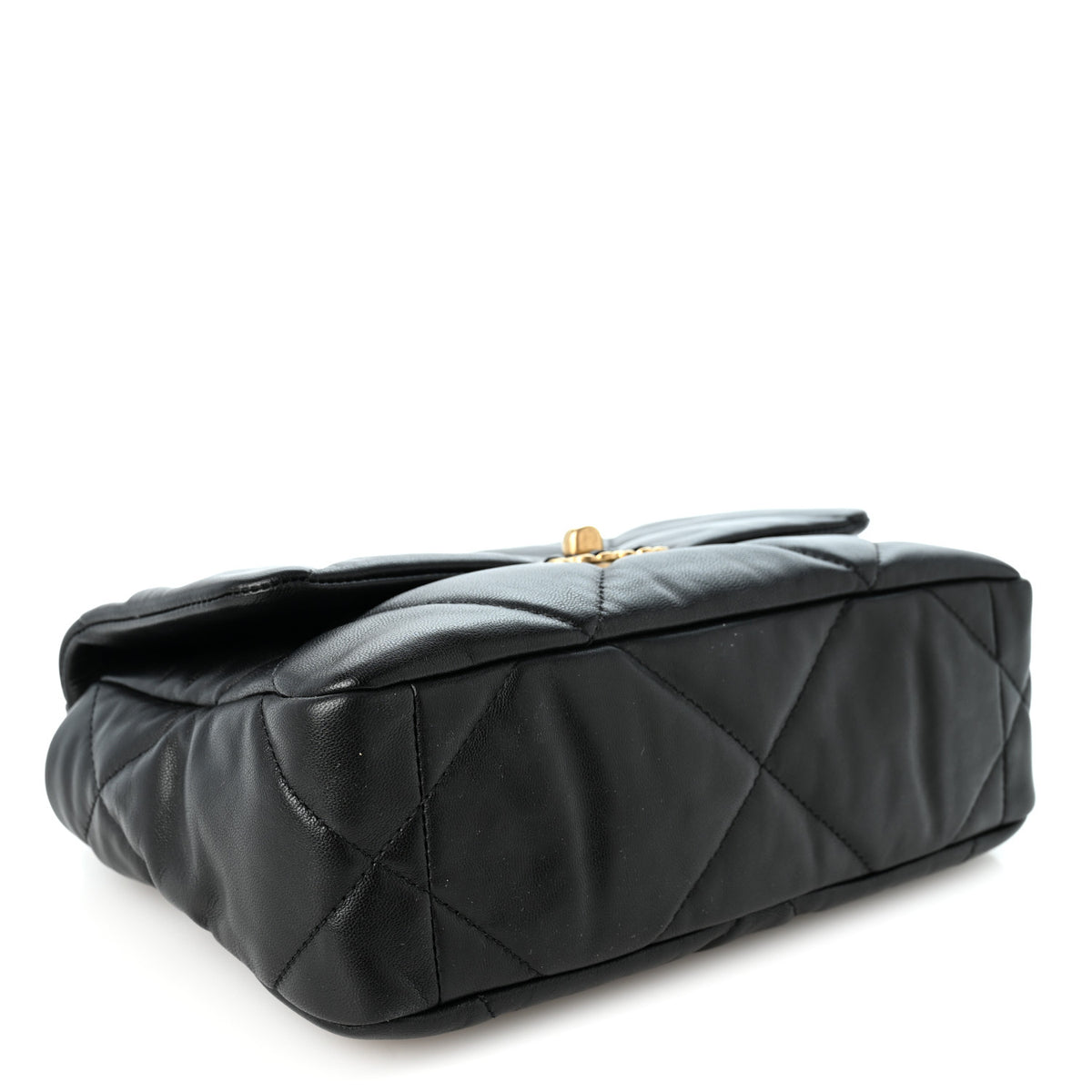 Chanel Lambskin Quilted Medium Chanel 19 Flap Black 4 of 10