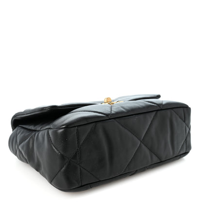 Chanel Lambskin Quilted Medium Chanel 19 Flap Black 4 of 10