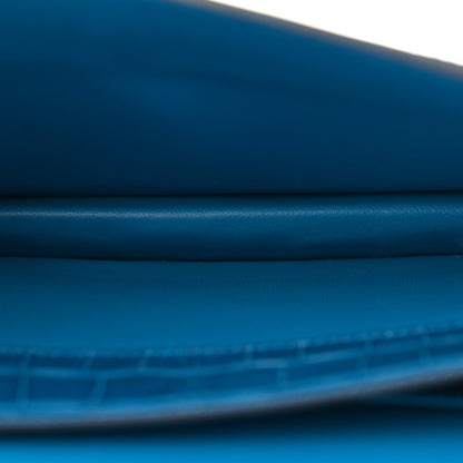 Hermes Shiny Alligator Minuit Au Faubourg Bleu Izmir 5 of 10