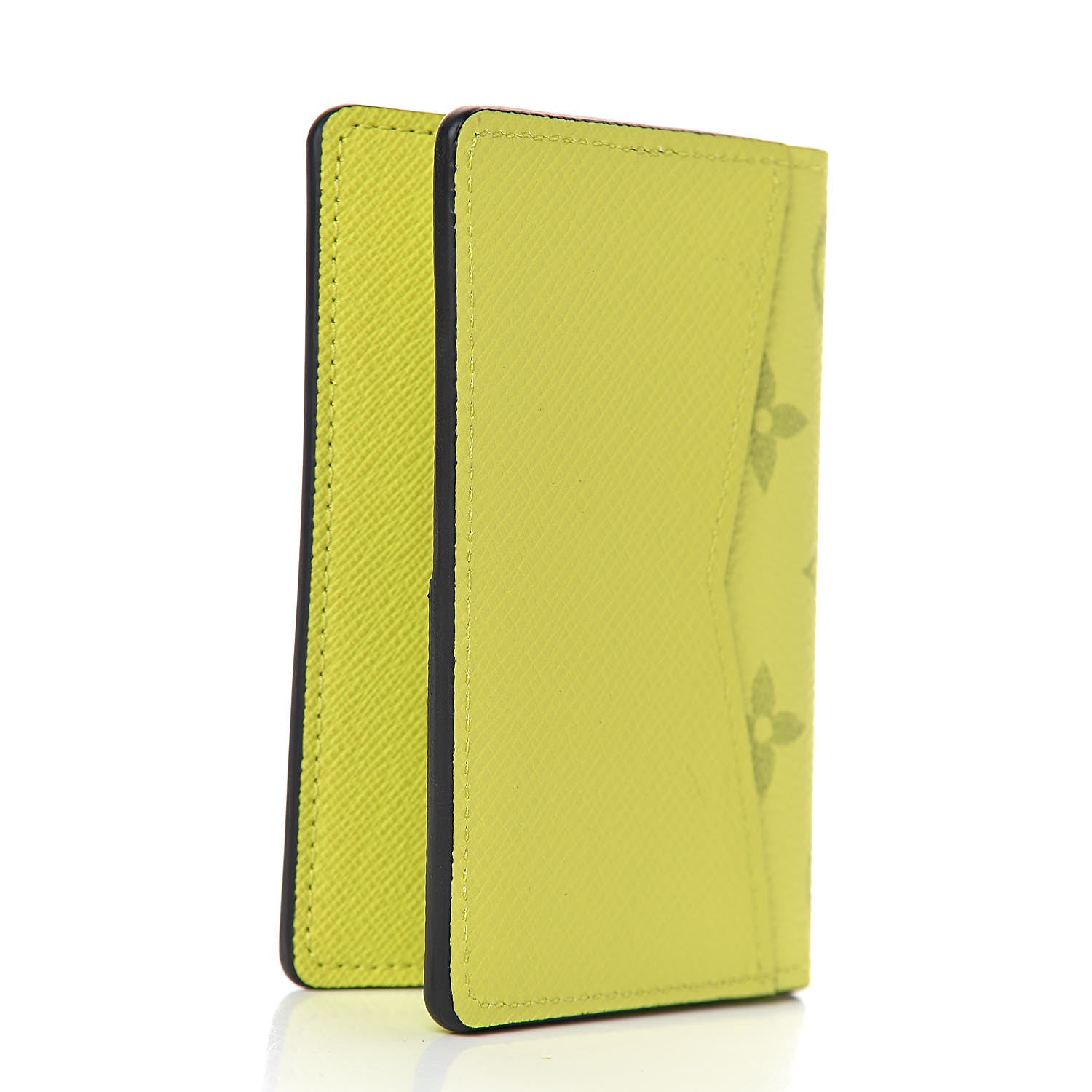 Louis Vuitton Monogram Taiga Pocket Organizer Yellow 3 of 7