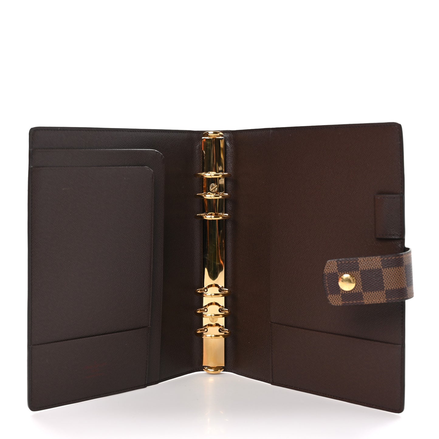 Damier Ebene Large Ring Agenda Cover