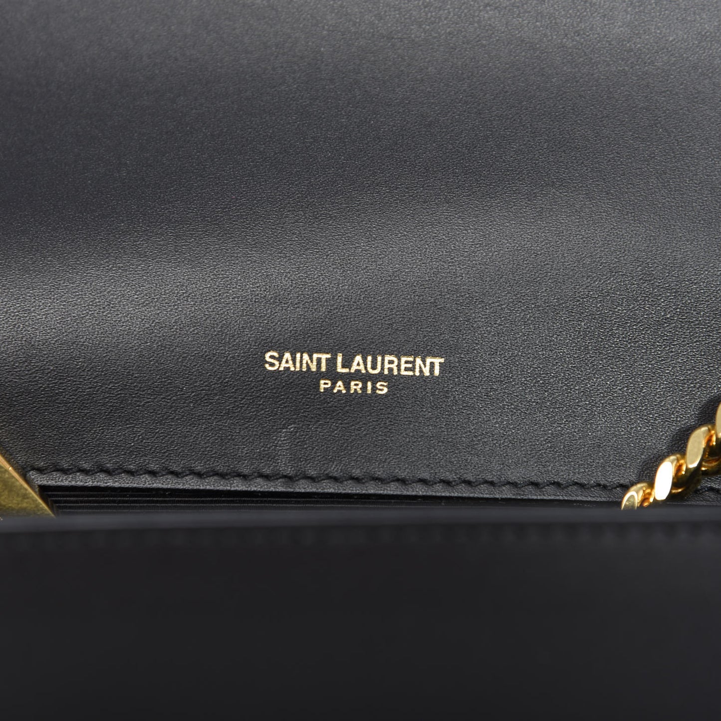 Calfskin Small Monogram Kate Satchel Black
