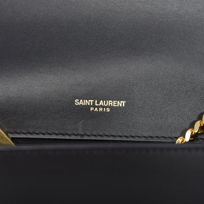 Saint Laurent Calfskin Small Monogram Kate Satchel Black 1 of 10