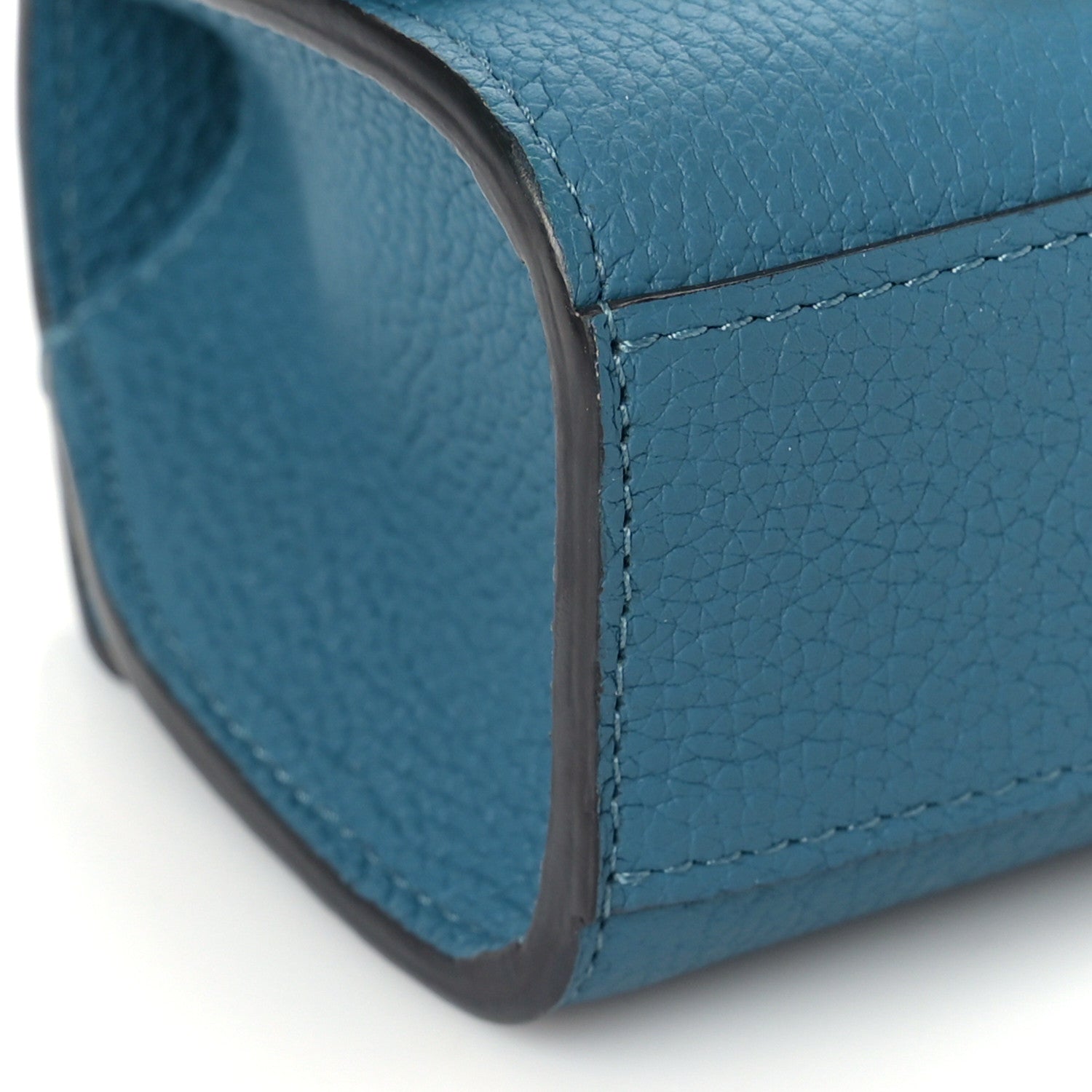 Moynat Taurillon Blush Rejane Nano Prussian Blue 6 of 7