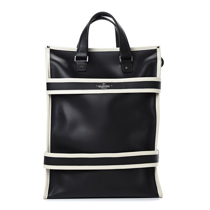 Valentino Garavani Nappa Rockstud Foldable Tote Black 2 of 9