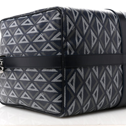 Christian Dior Coated Canvas CD Diamond Lingot 50 Bag Navy 8 of 9