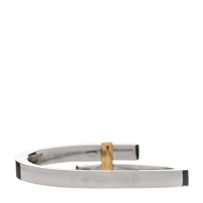 Tiffany 18K Yellow Gold Platinum Diamond Edge Bypass Ring 67 11.75 3 of 5