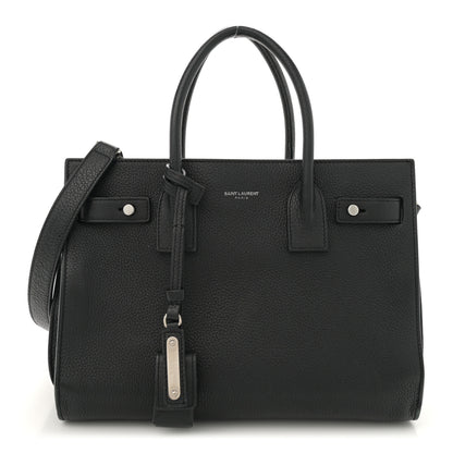 Saint Laurent Grained Calfskin Baby Sac De Jour Souple Black 1 of 16
