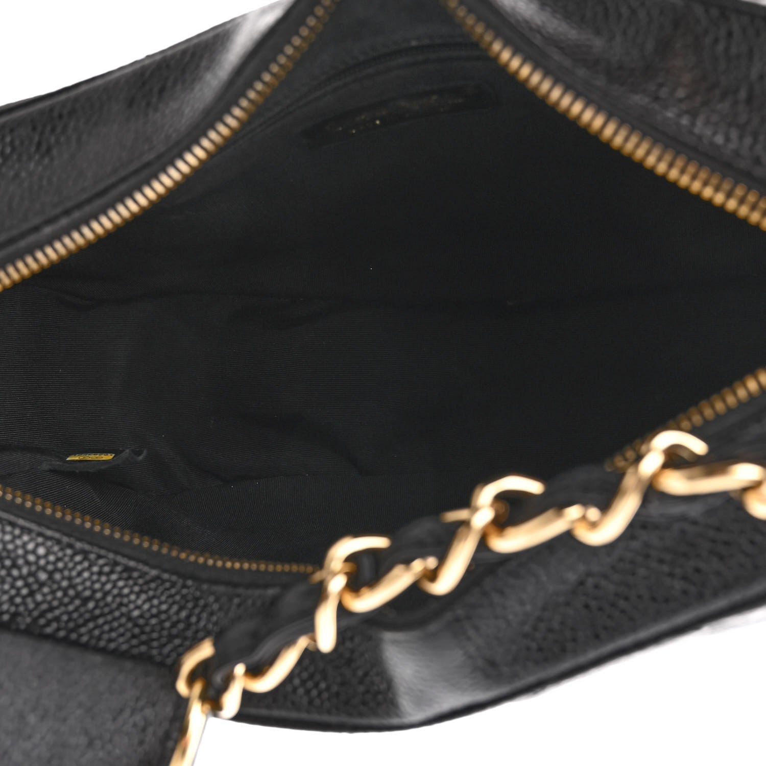 Chanel Caviar Quilted Timeless CC Shoulder Bag Black 5 of 10