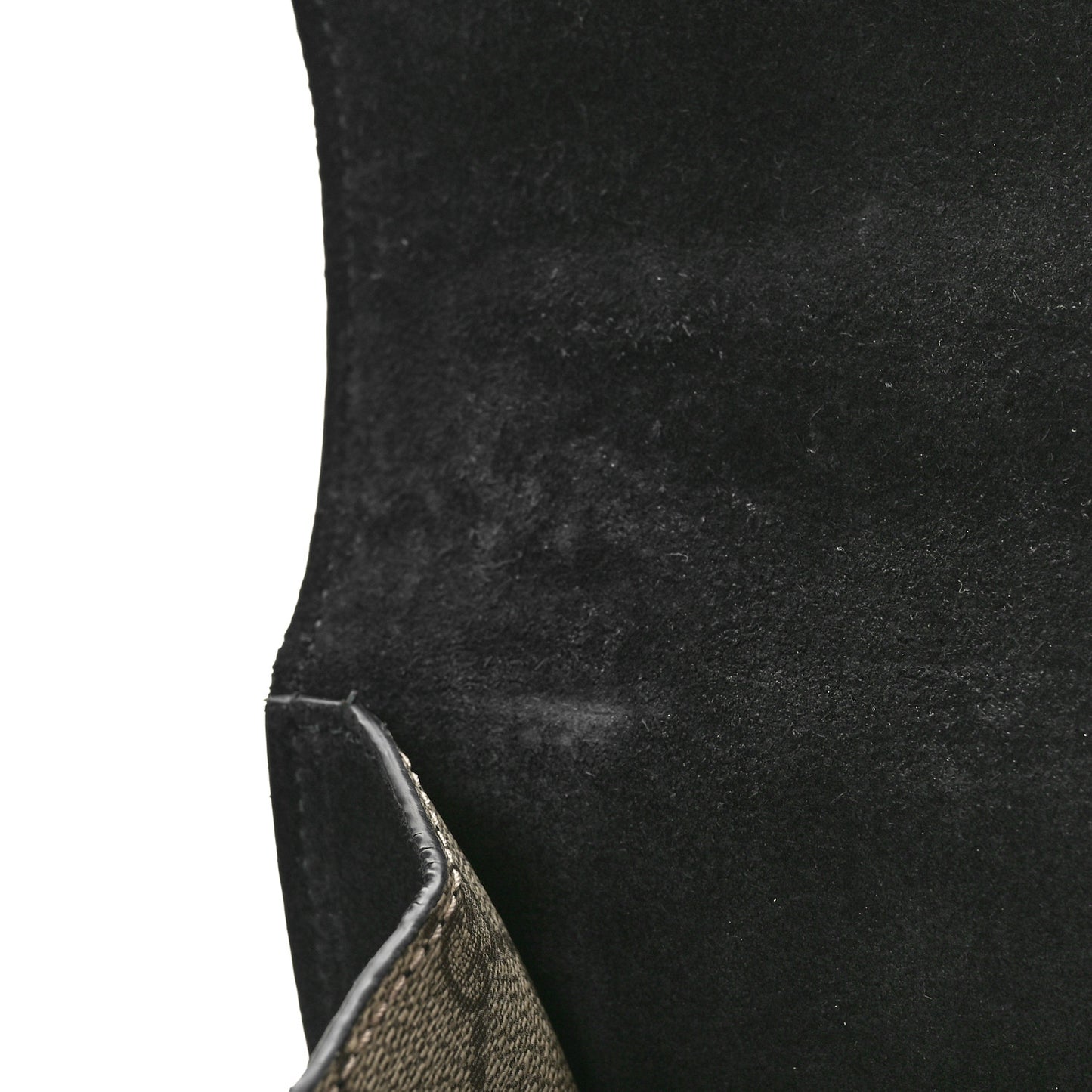 GG Supreme Monogram Medium Dionysus Shoulder Bag Black