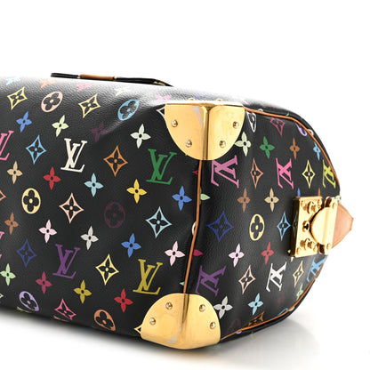Louis Vuitton Monogram Multicolor Speedy 30 Black 9 of 9
