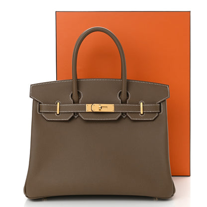 Hermes Epsom Birkin 30 Etoupe 11 of 11
