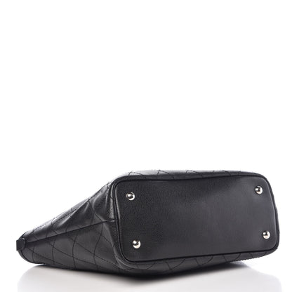 Chanel Grained Calfskin Shopping Fever Tote Black 4 of 8