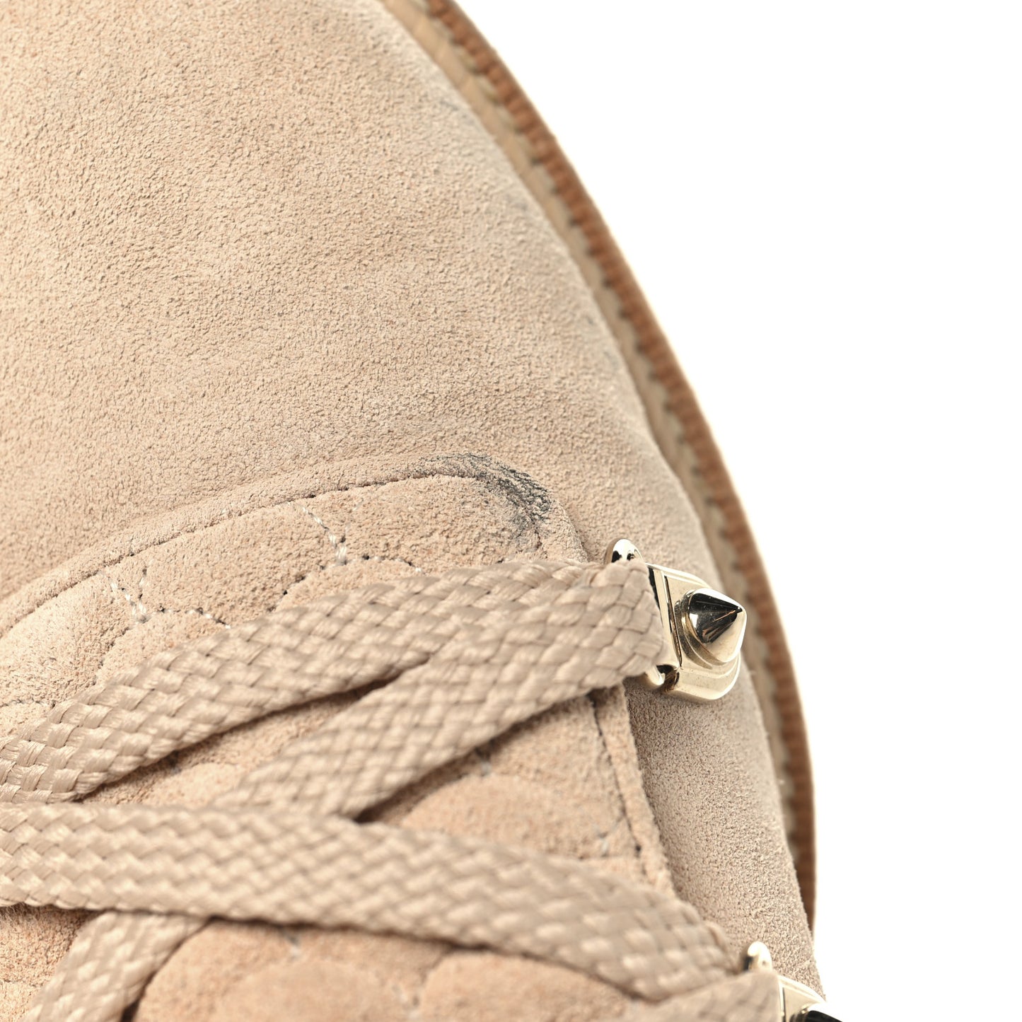 Suede Mad Flat Boots 40.5 Beige
