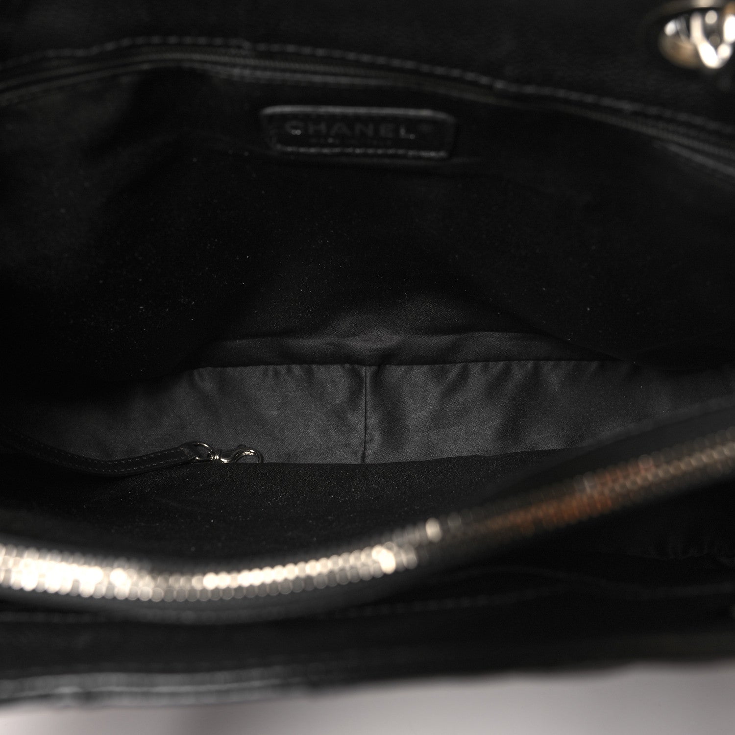 Chanel Caviar Quilted Grand Shopping Tote GST Black 5 of 11