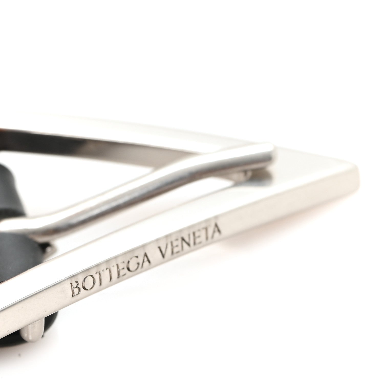 Bottega Veneta Rubber Triangle Belt  90/36 Black 4 of 6