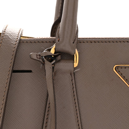 Prada Saffiano Small Galleria Double Zip Tote Argilla 12 of 13