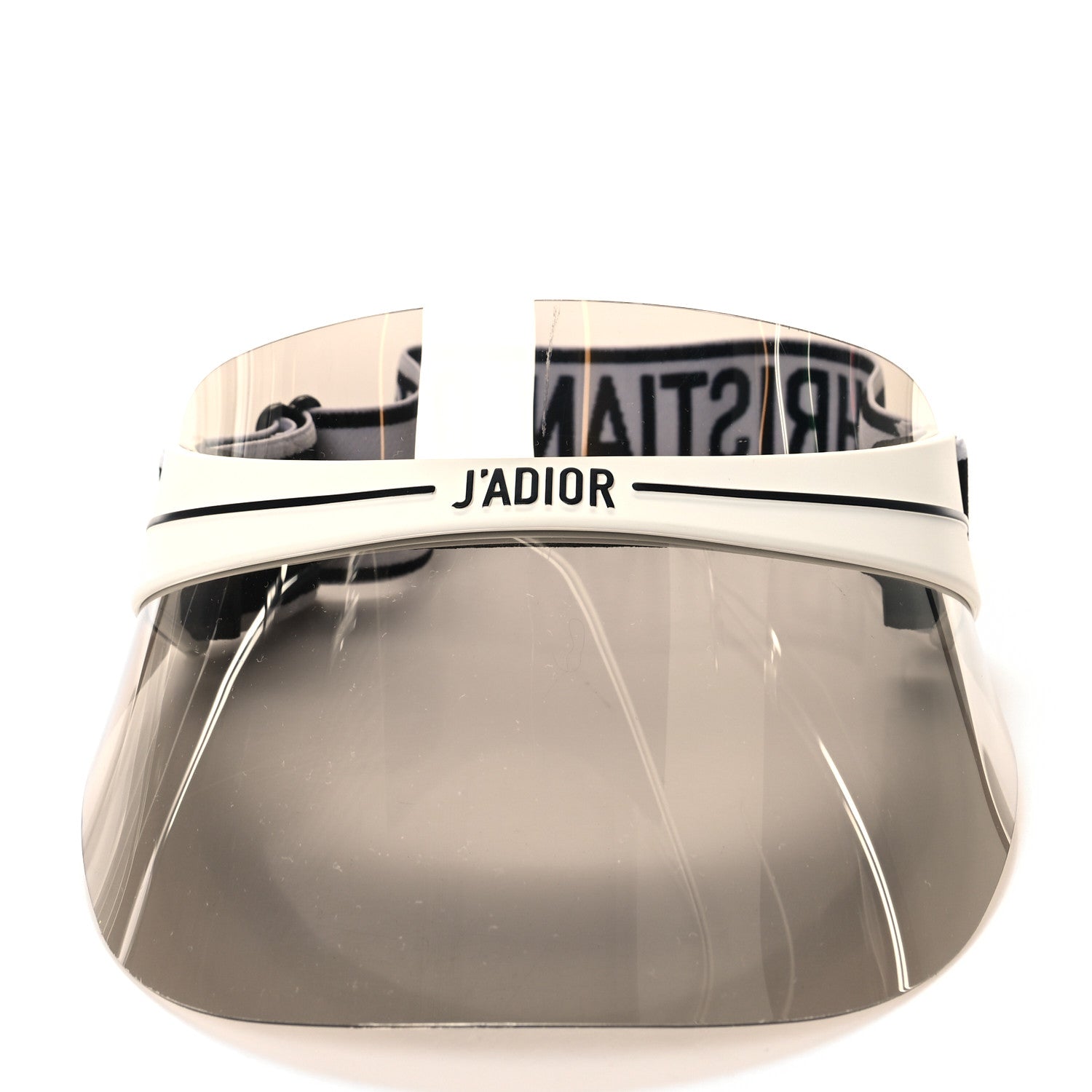 Christian Dior Mirrored DiorClub1 Sun Visor Silver 3 of 9
