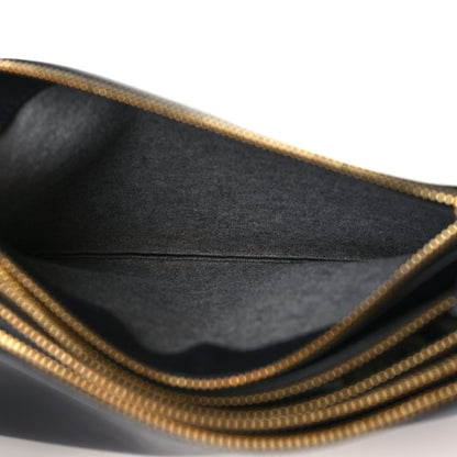 Celine Lambskin Large Trio Crossbody Bag Black 5 of 10