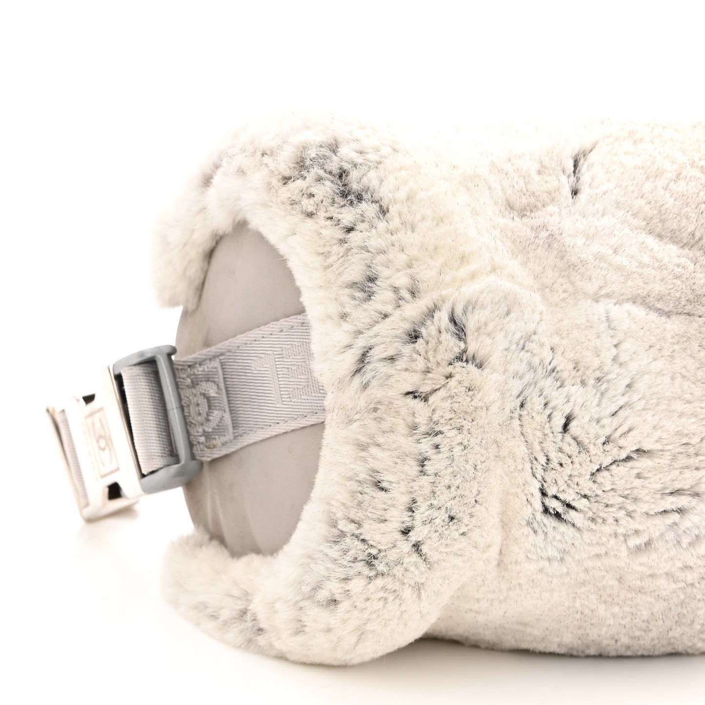 Rabbit Fur Sport Duffle Grey