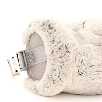 Chanel Rabbit Fur Sport Duffle Grey 8 of 11