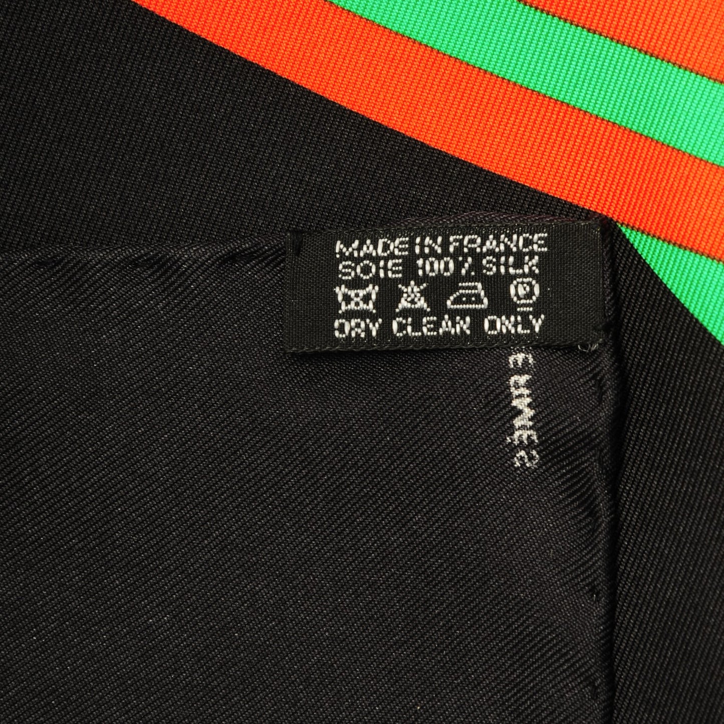 Silk Maillons De Joel Stein Scarf 90 Noir Vert Rouge